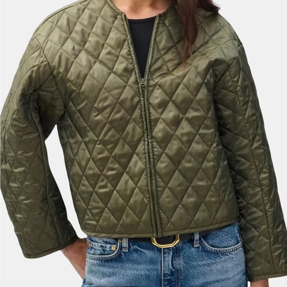 rag & bone Olive Green Utility Jacket with Quilted Liner - Picture 3 of 6